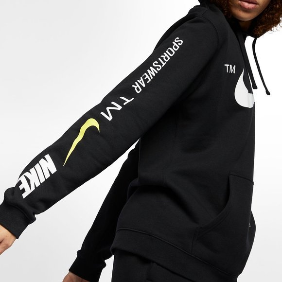 Nike | Shirts & Tops | Nike Sportswear Tm Hoodie Boys Large Black | Poshmark